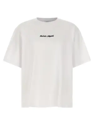 Logo embroidery t-shirt MAISON KITSUNE White