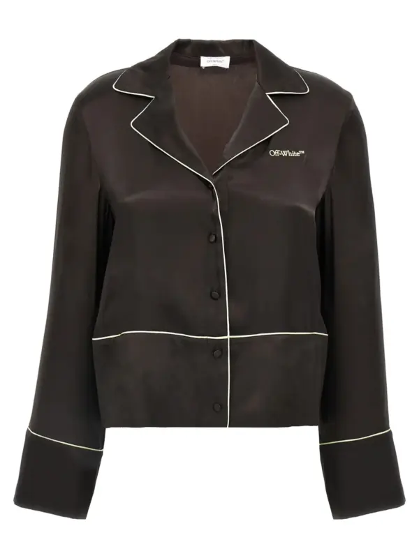 Pajama shirt OFF-WHITE Black