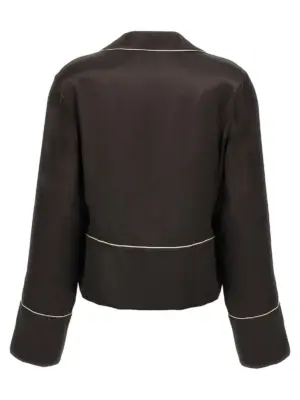 Pajama shirt OWGE028S25FAB0016G146G14 OFF-WHITE Black