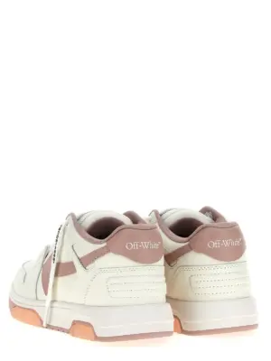 'Out of office' sneakers 89% bovine leather 11% recycled polyester OFF-WHITE Pink
