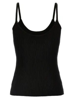 'Reedition' knit top PERMDE012FI00019999 COURREGES Black
