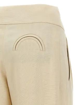 'Sheena Basque' pants 100% viscose BLAZÉ MILANO Beige