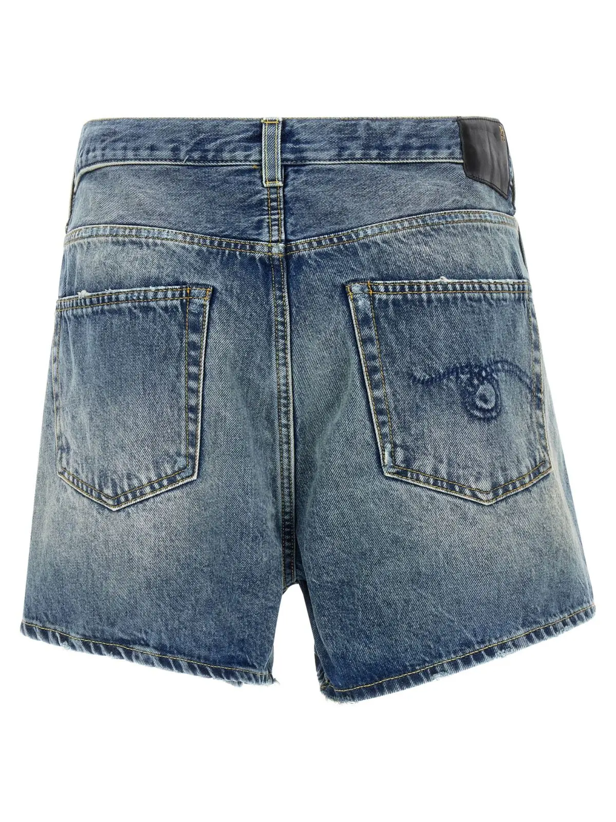 Шорти R13 Crossover Сині 2 'Crossover' shorts R13W6055969CBAINBLUE R13 Blue