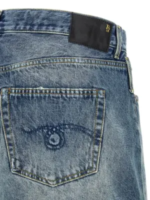 'Crossover' shorts 100% cotton R13 Blue