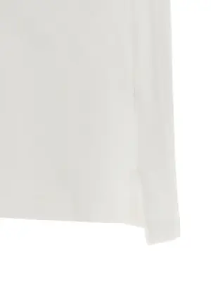 'Leather Tab' polo shirt 100% cotton BERLUTI White