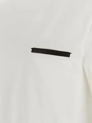 'Leather Tab' T-shirt 100% cotton BERLUTI White