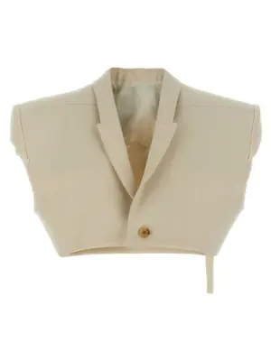 'Micro tatlin' vest RICK OWENS Beige