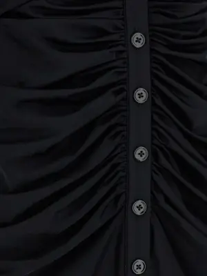 'Black Jersey Cut Out Midi' dress 80% polyamide