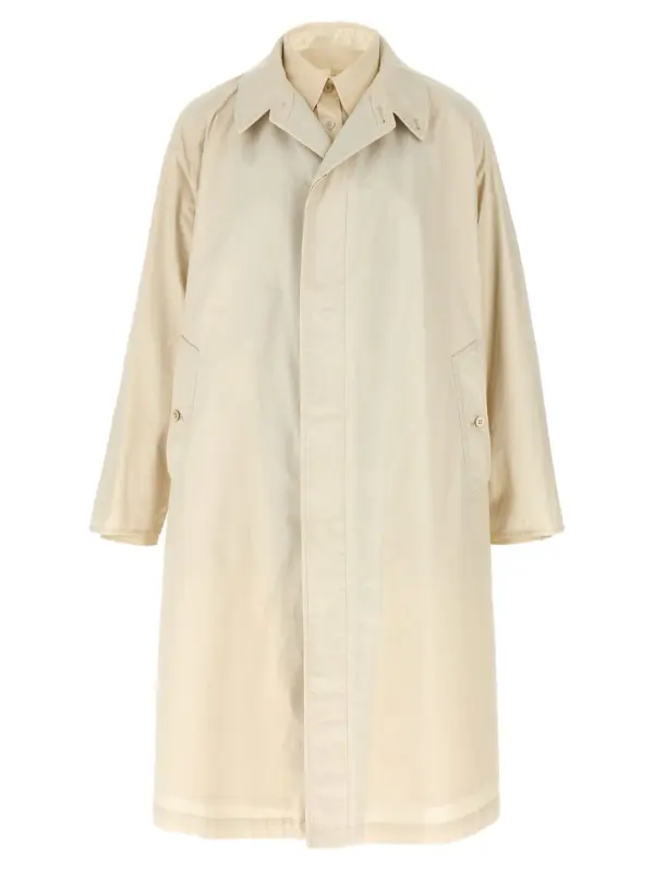 Layered trench coat MAISON MARGIELA Beige