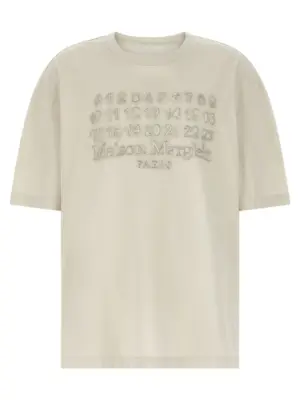Logo T-shirt MAISON MARGIELA Beige