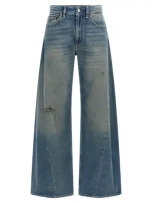 Wide leg jeans MM6 MAISON MARGIELA Blue