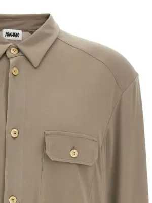 'Vendemmia' shirt Man MAGLIANO Gray