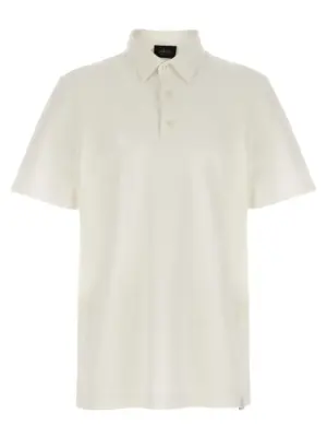 Cotton polo shirt BRIONI White