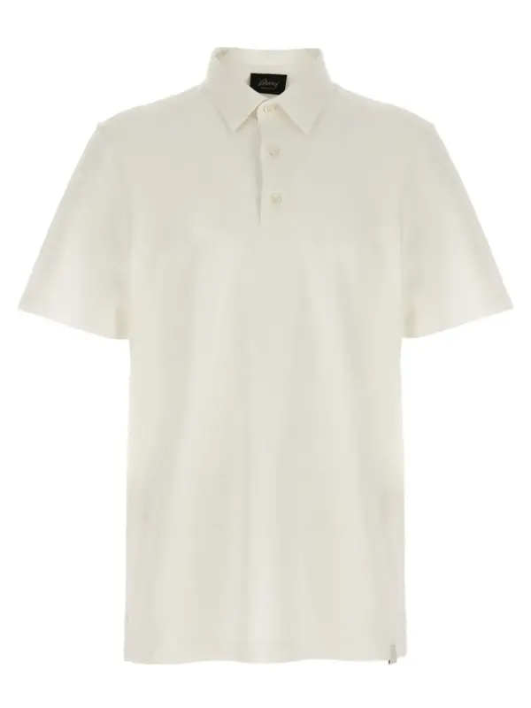 Cotton polo shirt BRIONI White