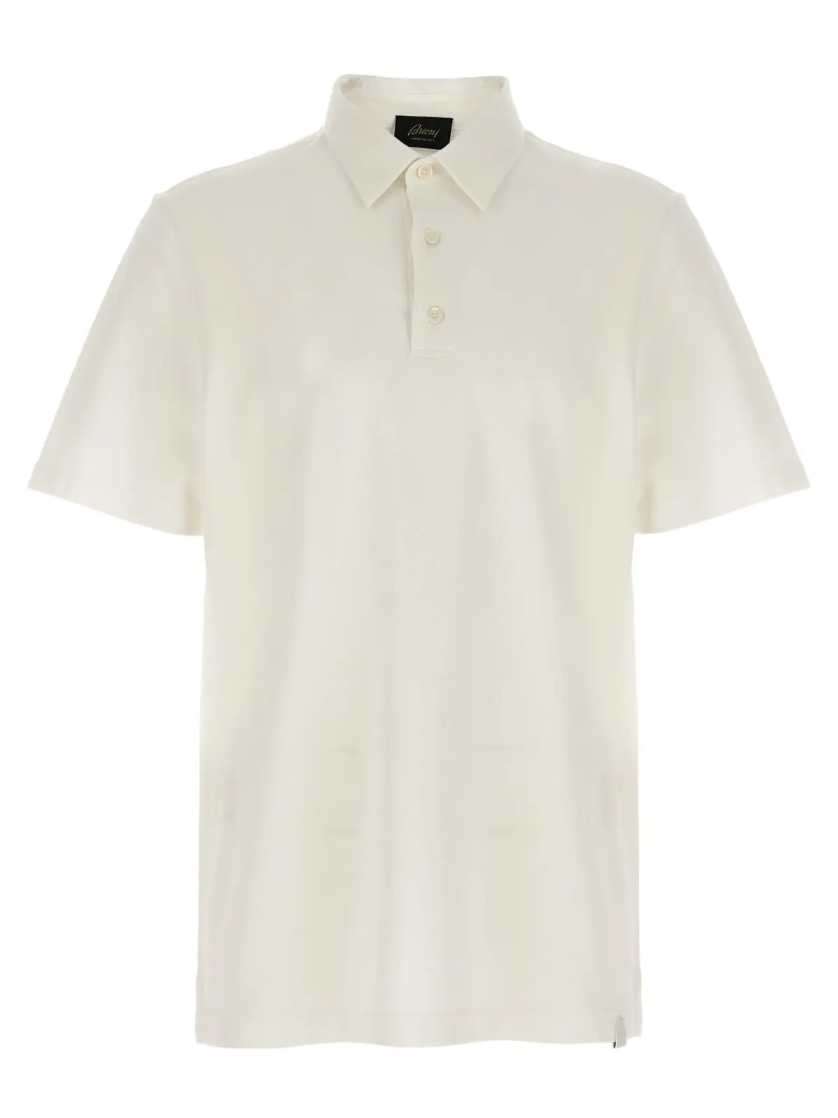 Поло Brioni Cotton Біле 1 Cotton polo shirt BRIONI White