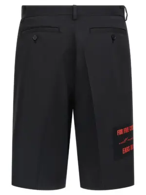 Patch Bermuda shorts UP1E4508BLACK UNDERCOVER Black