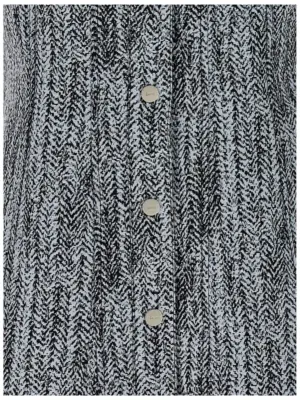 Tweed dress 100% cotton GANNI Multicolor