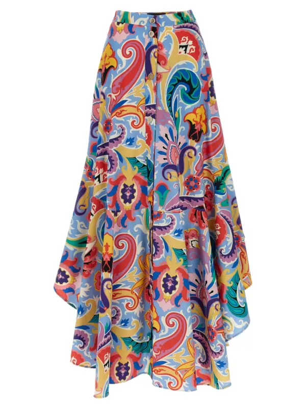 Paisley skirt ETRO Multicolor