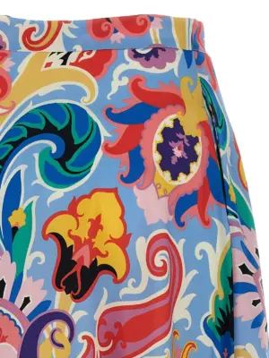 Paisley skirt 100% cotton ETRO Multicolor