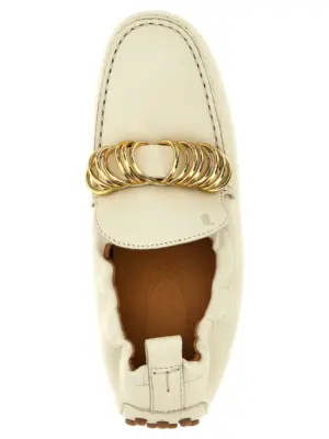 'Gommino' loafers 100% calfskin leather (Bos Taurus) TOD'S Beige