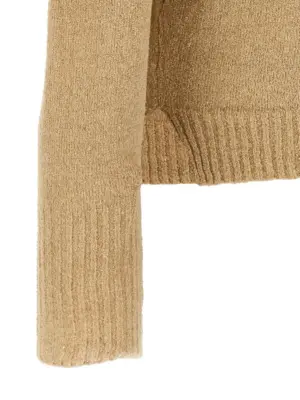 Bouclé cotton polo shirt 75% cotton