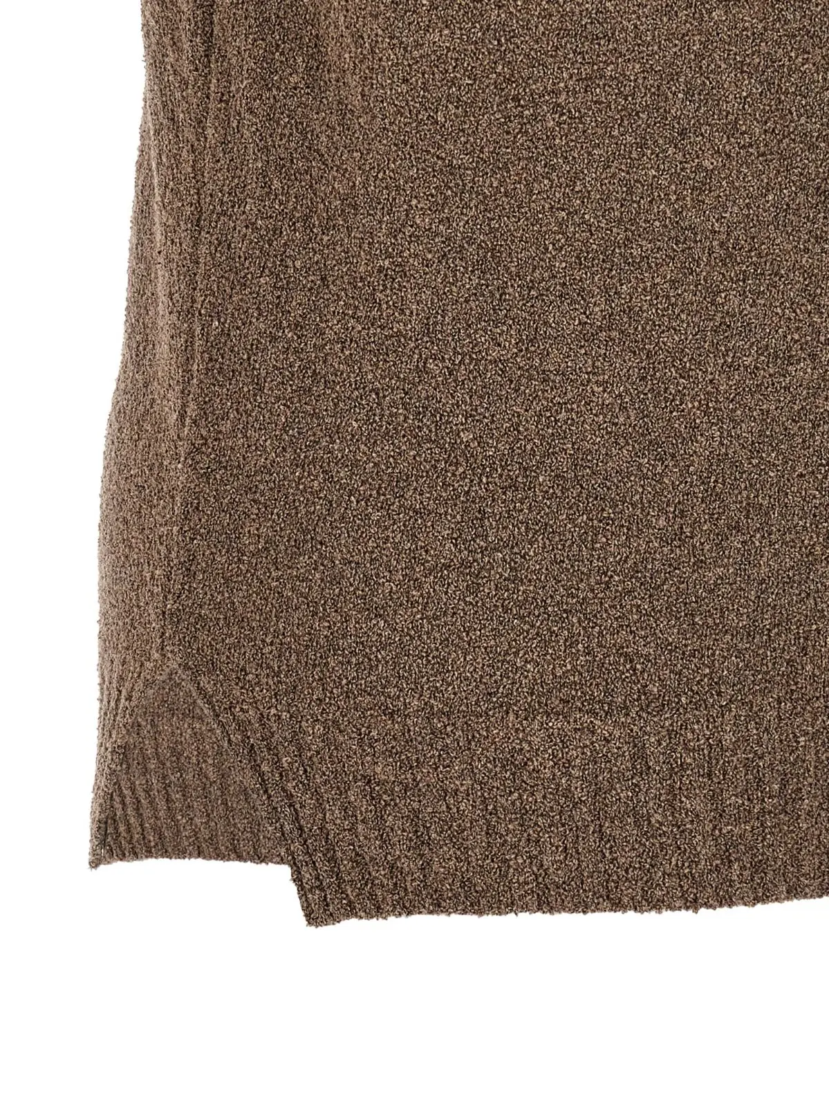 Поло Ma'rY'yA Bouclé з бавовни Бежеве 4 Bouclé cotton polo shirt 75% cotton