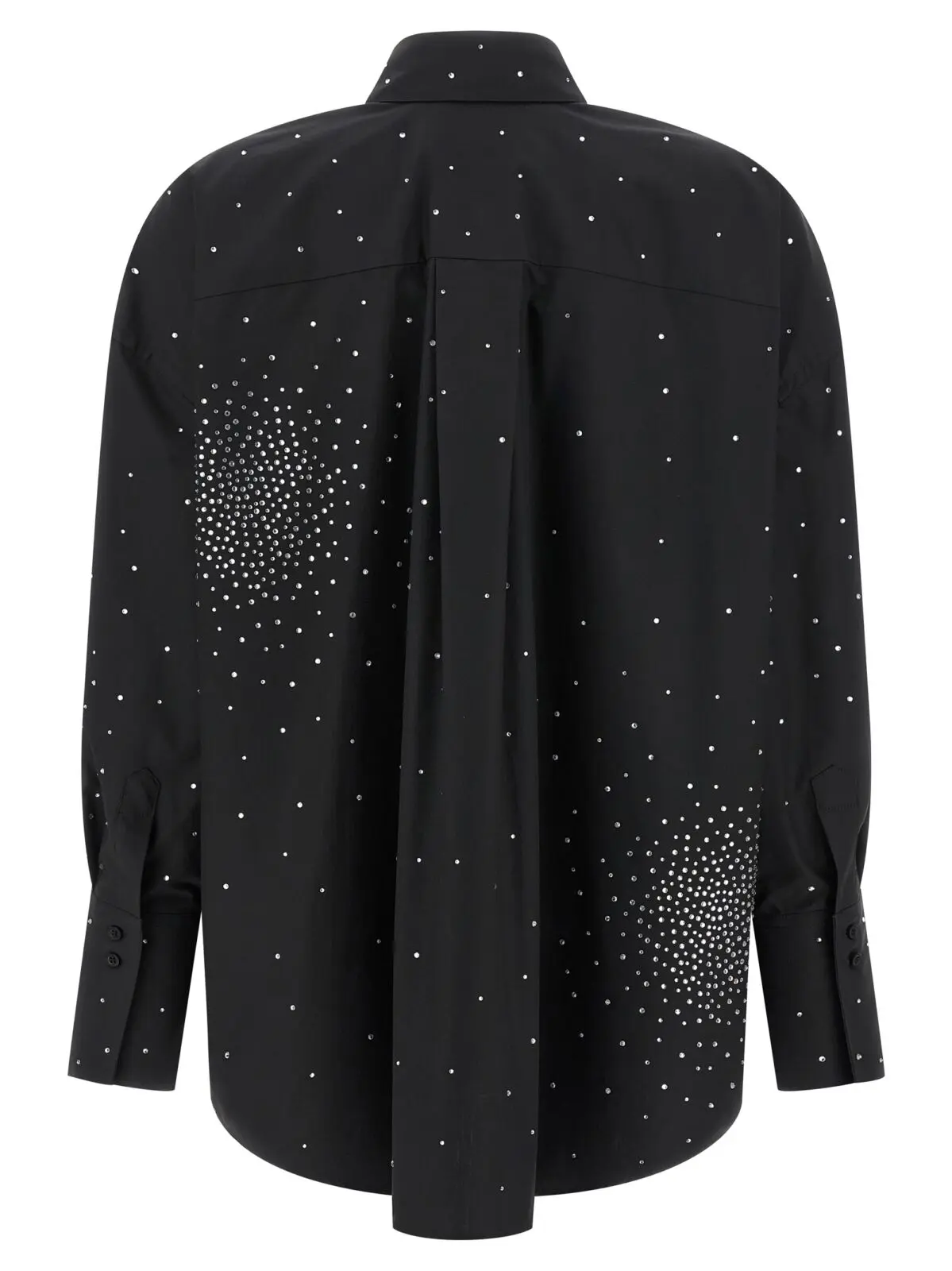 Сорочка Giuseppe Di Morabito Rhinestone Чорна 2 Rhinestone shirt 05FWED168C0542599 GIUSEPPE DI MORABITO Black