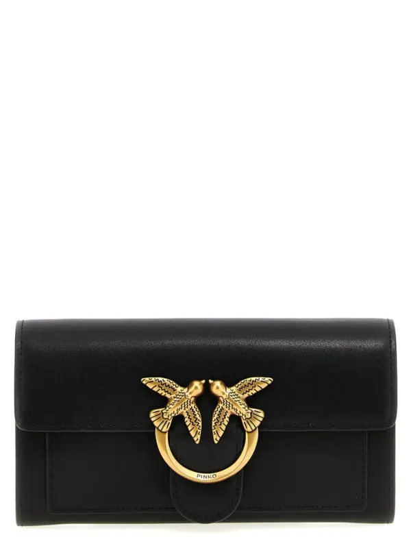 'Love Bag Simply' wallet PINKO Black
