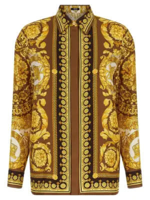 'Barocco' shirt VERSACE Gold
