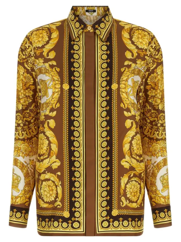 'Barocco' shirt VERSACE Gold
