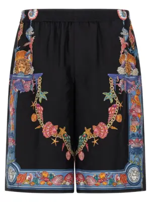 'Coral Theatre' print bermuda shorts VERSACE Multicolor