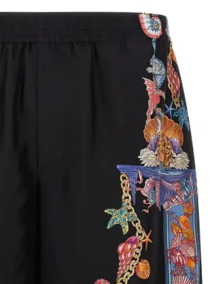 'Coral Theatre' print bermuda shorts Man VERSACE Multicolor