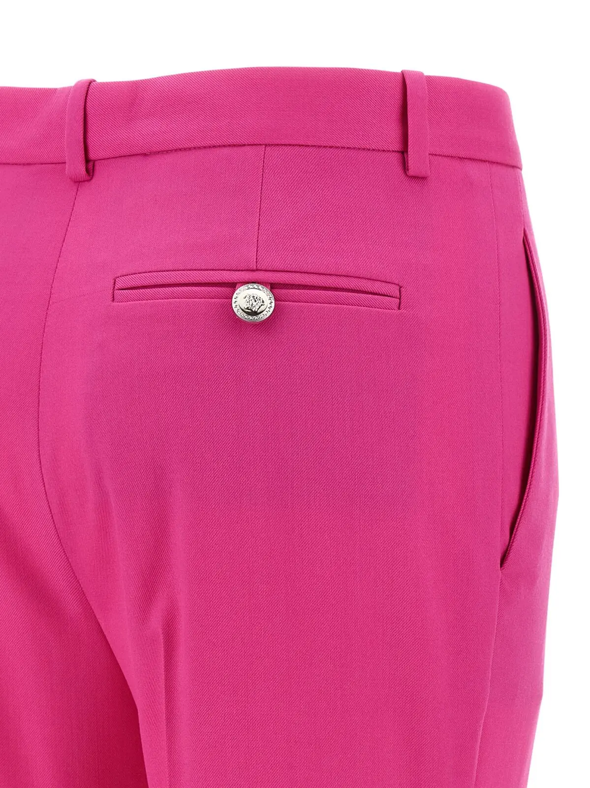 Штани Versace Informal Фуксійові 4 'Informal' pants 98% virgin wool 2% elastane VERSACE Fuchsia