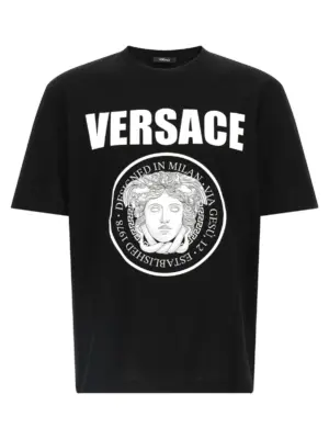 'Medusa Rock' T-shirt VERSACE White/Black
