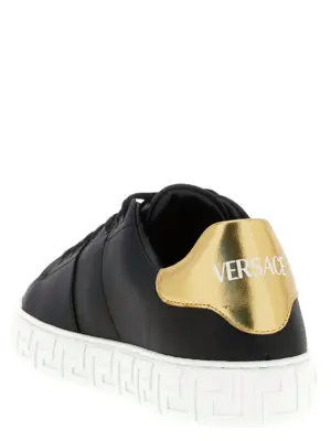 'Greca' sneakers Man VERSACE Black