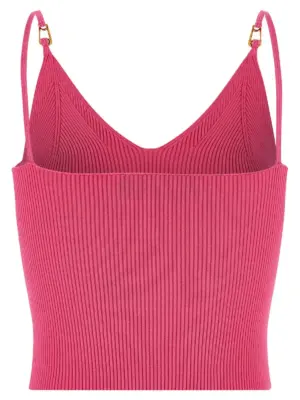 'Safety Pin' top 10177701A126991PV90 VERSACE Fuchsia