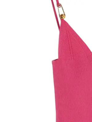 'Safety Pin' top 83% viscose