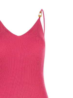 'Knit' dress Woman VERSACE Fuchsia