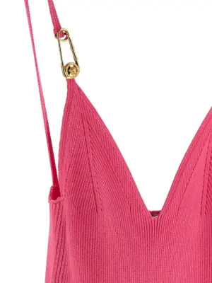 'Knit' dress 83% viscose