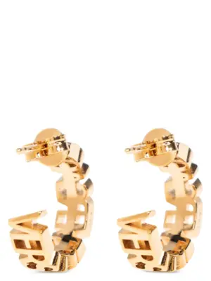 'Versace Logo' earrings 10196561A006203J000 VERSACE Gold