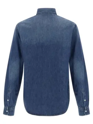 'Medusa' patch shirt 10207011A150221D030 VERSACE Blue