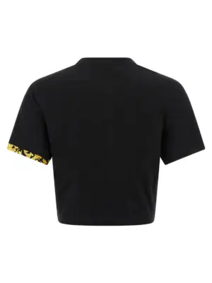 'Barocco' double layer T-shirt 10209011A148331B000 VERSACE Black