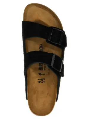 'Arizona BS' sandals 100% calfskin leather (Bos Taurus) BIRKENSTOCK Black