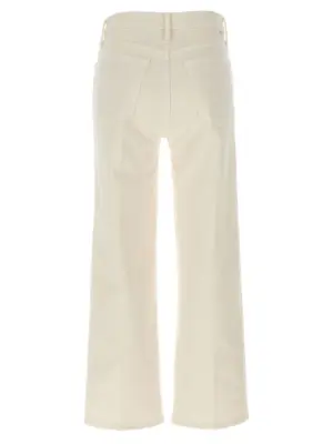 'The Rambler Zip Ankle' jeans 10297753ACFS MOTHER White