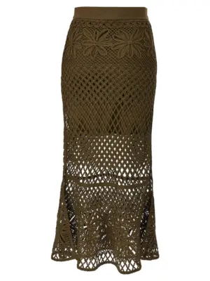 'Crispo' skirt 104732A2FFX26 PINKO Green