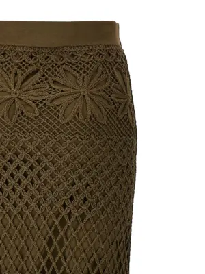 'Crispo' skirt Woman PINKO Green