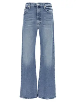 'The Lasso Sneak' jeans MOTHER Light Blue