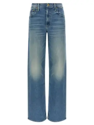 'The spinner zip sneak' jeans MOTHER Light Blue