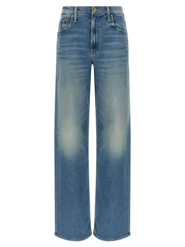 'The spinner zip sneak' jeans MOTHER Light Blue