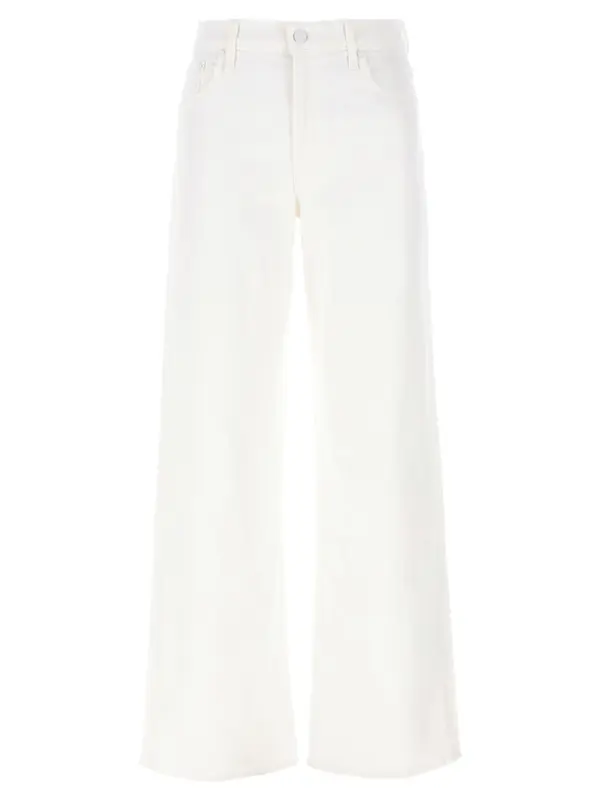 'The Spinner Zip Sneak' jeans MOTHER White
